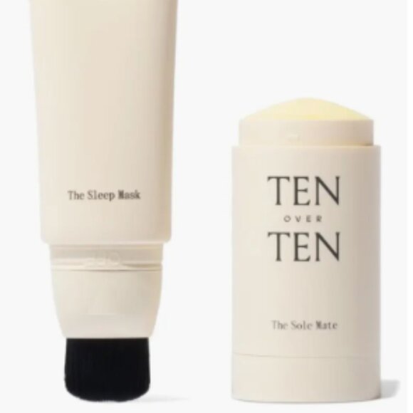 Tenoverten-The Overnight Gift Set $72 Value - The Sleep Mask & Foot Balm - Picture 1 of 3